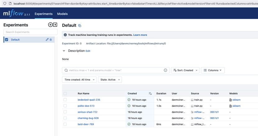 mlflow homepage